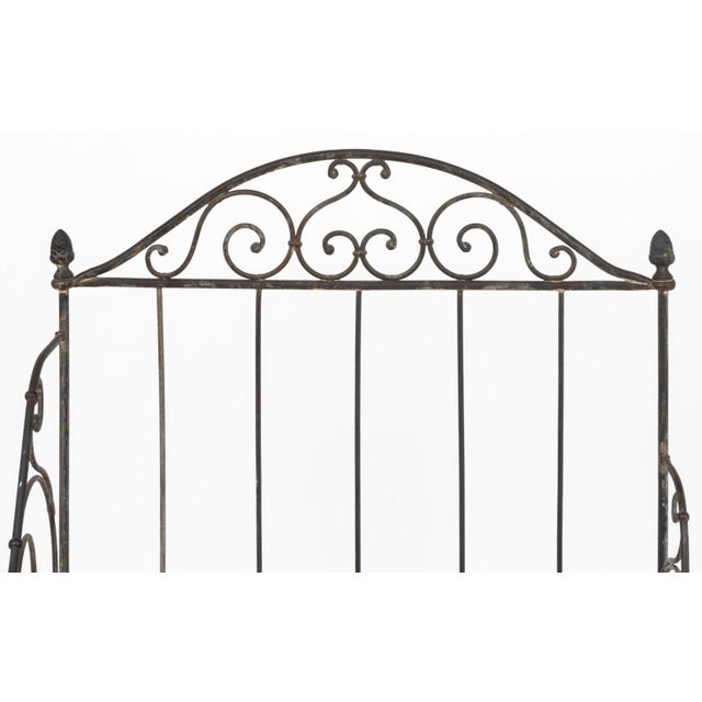 Late 19th Century French Wrought Iron Daybed, 19th C. For Sale - Image 5 of 11