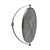 Elevate your home decor with this Modern Wood Wall Clock with Suspended Stand. Combining sleek black iron and painted...