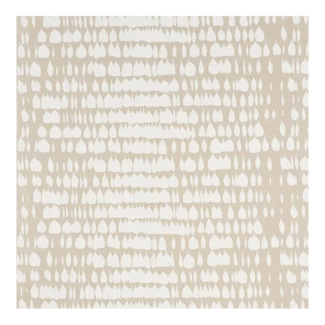 Sample, Schumacher Queen of Spain Fabric in Natural For Sale