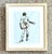 Late 20th Century Vintage Boho Nude Male Figure Drawing For Sale - Image 5 of 6