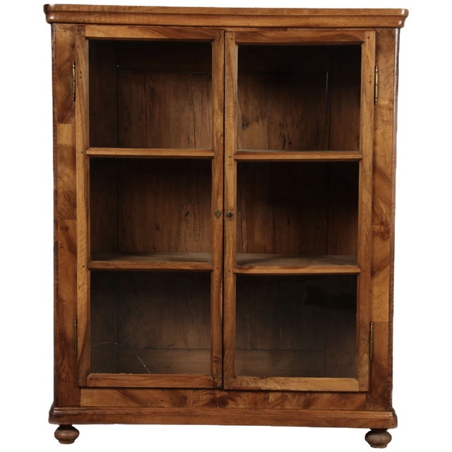 Small Antique Biedermeier Showcase, 19th Century For Sale