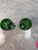 Late 20th Century Vintage Fabergé Odessa Emerald Green Crystal Champagne Flutes - Pair For Sale - Image 5 of 7