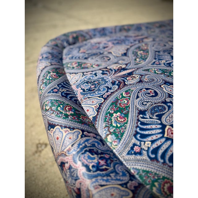 Vintage Down-Filled Custom Upholstered Chaise Lounge by Royal Upholstery For Sale - Image 4 of 13