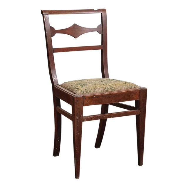 Side Chair in Wood For Sale