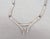 Vintage 1970s Signed Monet Rhodium Plated Tubular Necklace For Sale - Image 10 of 11