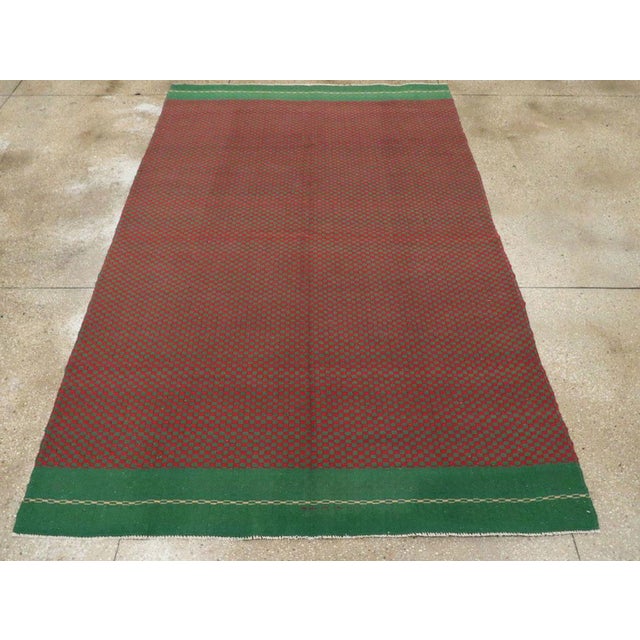 Modern Galerie Shabab Collection Mid-20th Century, Handmade Turkish Flatweave Kilim Accent Rug For Sale - Image 3 of 9