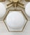 Metal 21st Century Hive Satin Brass Glossy White Murano Flush Mount by Fabio LTD For Sale - Image 7 of 8