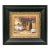 Mid 20th Century Signed Giani “On the Terrace” Framed Oil on Canvas Cafe Scene For Sale