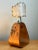 Vintage Mid-Century Modern Wood and Metal Stirrup Table Lamp For Sale In West Palm - Image 6 of 12
