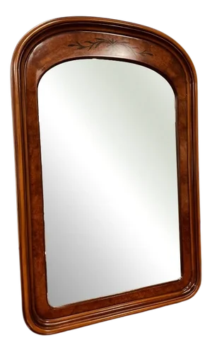 Antique Italian Burl Mirror