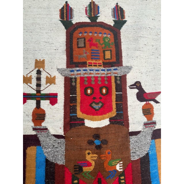 Vintage Equator Tapestry, 1970s For Sale - Image 6 of 17