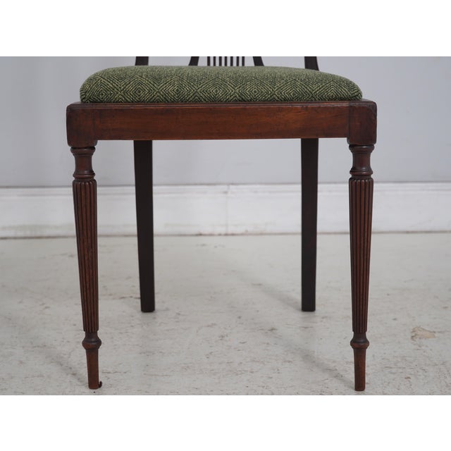 Vintage Mahogany Balloon Back Sheraton Side Chair For Sale - Image 10 of 18