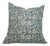 Artisan Block Print Cushion Cover 16x16 Inch Handcrafted Thick Linen Throw Pillow- Rudraksh For Sale