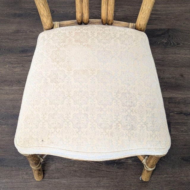 Set of Ten McGuire Bamboo Dining Chairs For Sale - Image 17 of 18