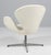 Animal Skin Swan Chair attributed to Arne Jacobsen for Fritz Hansen For Sale - Image 7 of 8