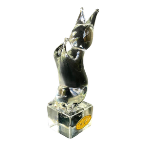 Vintage Cat Murano Glass Sculpture | Arte Murano Icet | Art Glass