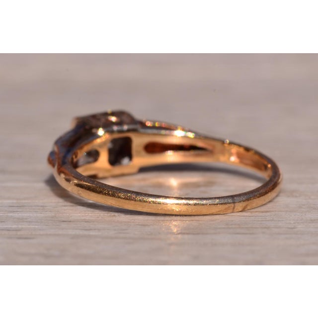 Mid 20th Century The 83rd Street: Retro Era Diamond Promise Ring For Sale - Image 5 of 10