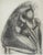 Black Marcel Mouly, Nude Study, Charcoal For Sale - Image 8 of 8