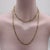 Vintage 18k Gold Italian 37" Curb and Infinity Link Chain For Sale In Los Angeles - Image 6 of 7