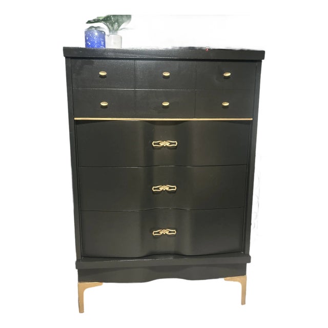 Elegant Vintage French Dresser Fully Restored For Sale