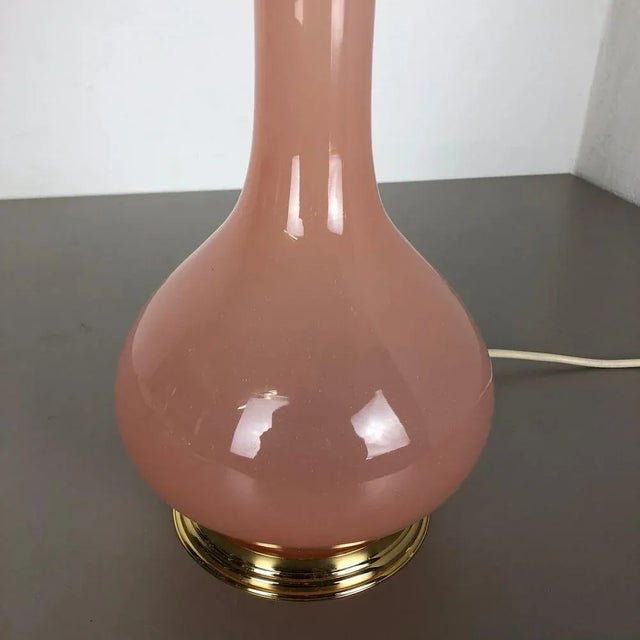 Opaline Murano Glass Table Light from Cenedese Vetri, Italy, 1960s For Sale - Image 10 of 18