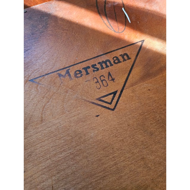 Brown Mersman Hardwood Side Table For Sale - Image 8 of 9