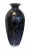 Black Murano Black Silver and Gold Art Glass Vase For Sale - Image 8 of 8