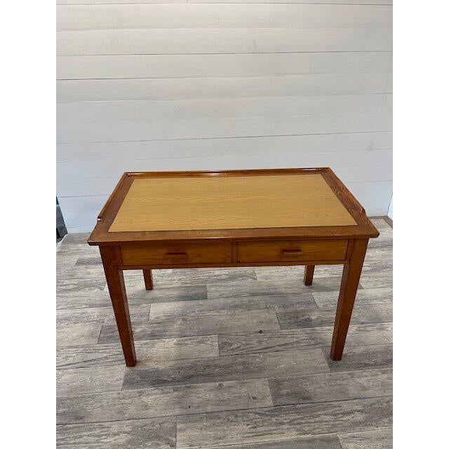 antique Writing Desk /Side Table Soft Wood, 1920 In very good condition Pine Dims; H= 75 cm W= 113 cm D= 69 cm antique...