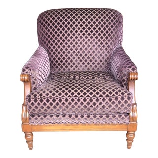 2000s Drexel Heritage Upholstered Side Chair For Sale