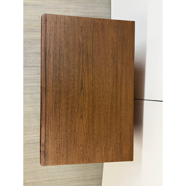 Brownstone Gemma Nightstand, Teak Wood For Sale - Image 9 of 12