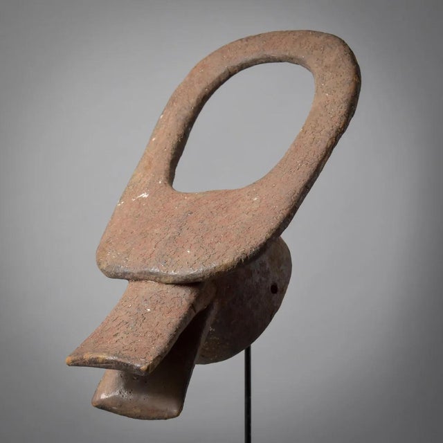 Terra Cotta Early 20th Century Mama Mangam Bush Cow Headcrest Nigeria For Sale - Image 8 of 9