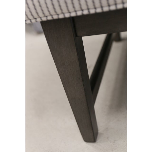 Light Gray Ludwig Contemporary Light Gray Bench For Sale - Image 8 of 8