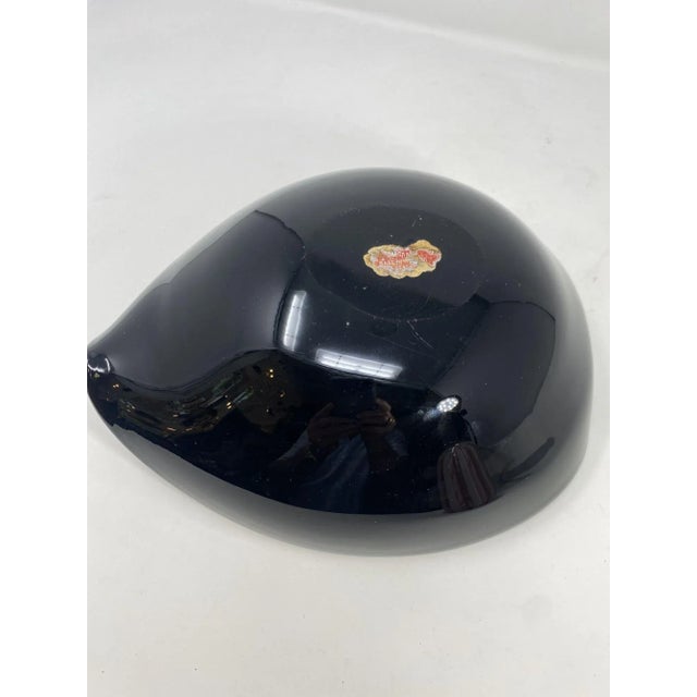 Vintage Avventurine Murano Glass Candy Dish For Sale - Image 4 of 5