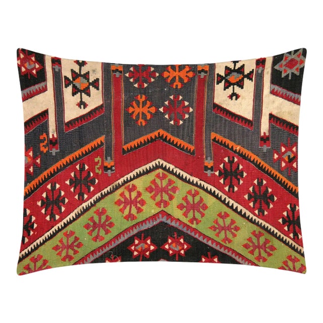 1960s Turkish Kilim Pillow For Sale