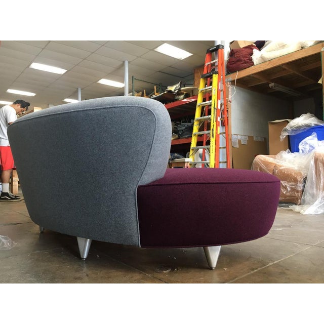 1990s Vladimir Kagan Serpentine Sofa For Sale - Image 5 of 11