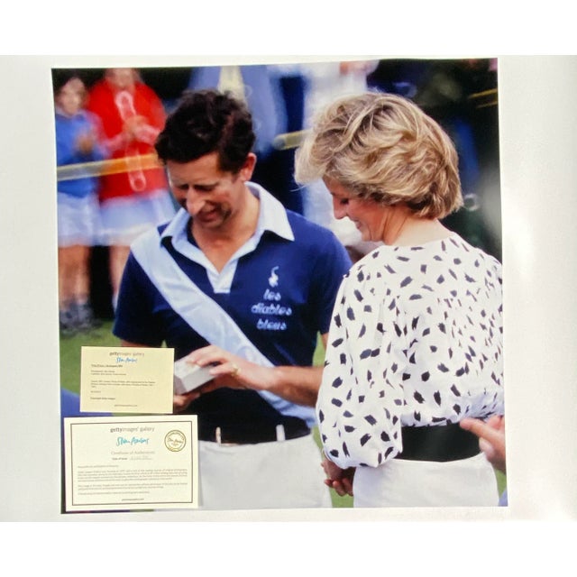 American "Polo Prince Charles and Princess Diana" Slim Aarons Getty Archive C-Print For Sale - Image 3 of 11