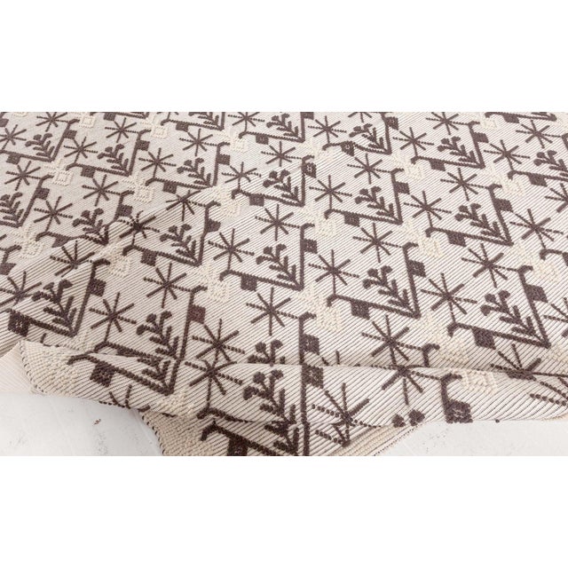 Contemporary High Low Flat Weave Sardinian Rug by Doris Leslie Blau For Sale In New York - Image 6 of 8