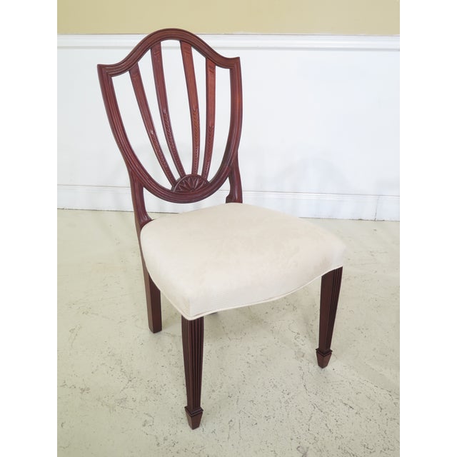 1990s Vintage Baker Shield Back Dining Room Chairs Set of 6 Chairish