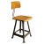 German Industrial Wood & Metal Chair, 1930s For Sale - Image 9 of 9