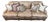 Mid 20th Century Kittinger Damask 3 Cushion London Style Sofa For Sale