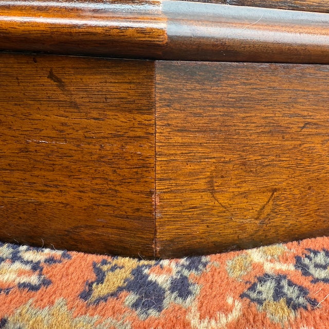 Vintage Davis Cabinet Company French Country Solid Walnut Two Door Buffet or Sideboard For Sale - Image 17 of 18