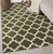 9x12 Green Flat Weave Wool Lattice Trellis Geometric Modern Carpet Rug For Sale In New York - Image 6 of 6