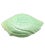 Green 15-Inch Vintage Celery Green Shell Glass Bowl For Sale - Image 8 of 10