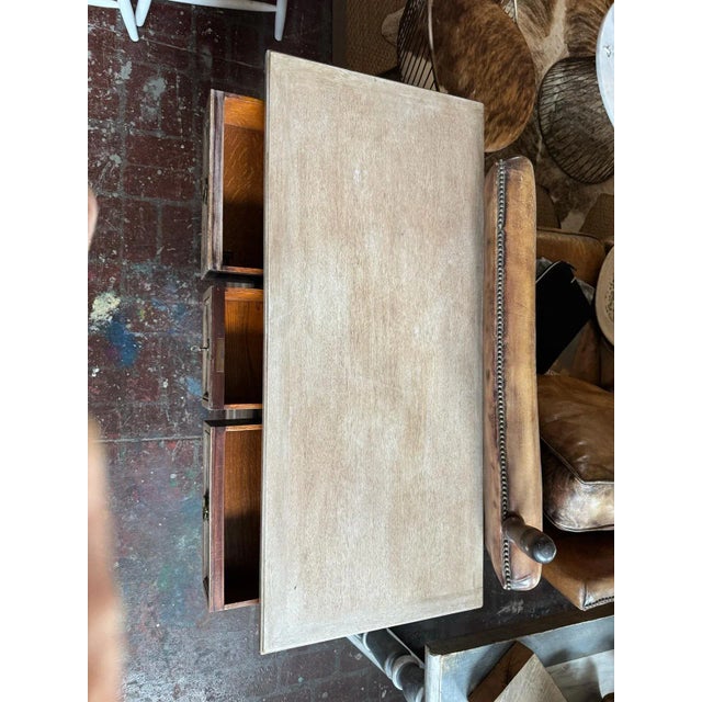 Greige 1930s French Louis XVI Style Commode – Light Gray Painted Finish For Sale - Image 8 of 12