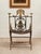 Metal Fireside Antique Chair With Wrought Iron and Cast Brass For Sale - Image 7 of 9