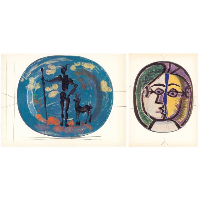 1948 True First Edition "Ceramiqués De Picasso" (Ceramics) Complete With 18 Prints For Sale - Image 14 of 15