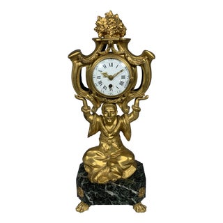 Antique Chinese-Style Clock, 1800s For Sale