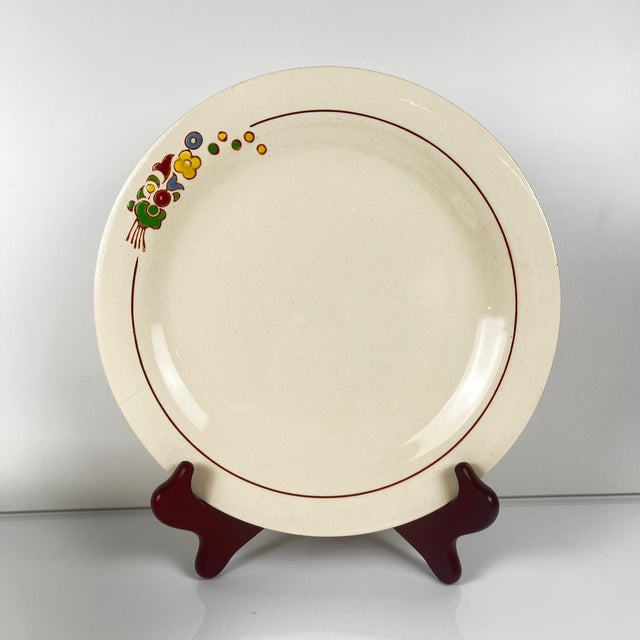 Vintage Dinner Plates from Longwy, 1930s, Set of 10 For Sale - Image 3 of 14