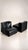 Black Leather 9000 Modular Sofa by Tito Agnoli for Mobilier International, 1975, Set of 2 For Sale - Image 12 of 18