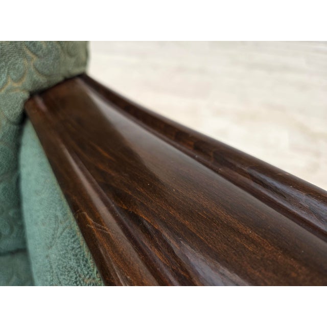 Danish 3-Seater Sofa in Furniture Wool and Oak Wood, 1960s For Sale - Image 6 of 18